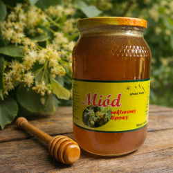 Miód lipowy 1,2 kg