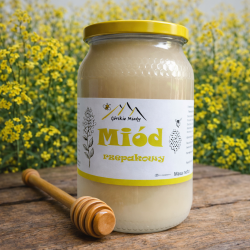 Miód rzepakowy 1,2 kg